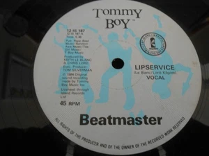 Beatmaster - "Lipservice (Vocal) / (Instrumental)" - TOMMY BOY 12" Single - Picture 1 of 2