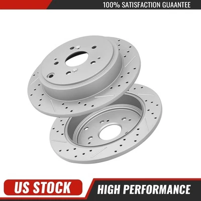 Задние перфорированные дисковые тормозные диски для Honda Pilot Acura MDX 2003 2004 2005 2006-08 годов выпуска - Изображение 1 из 4