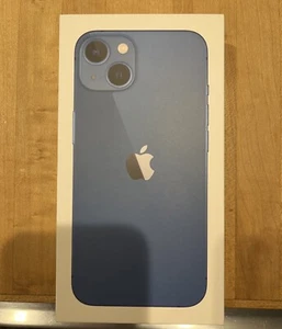 Empty BOX ONLY Apple iPhone 13 Model A2482 Blue 128GB - Picture 1 of 3
