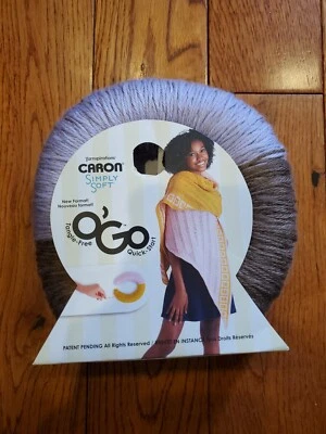 Caron Simply Soft O'Go Quick Start Almost/orchid yarn 250yrd  - Image 1 of 3