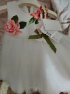 abito battesimo neonata tg 9 mesi - Foto 1 di 6