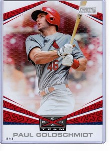 Paul Goldschmidt 2019 Topps Stadium Club Beam Team 5x7 #BT-14 /49 Cardinals 