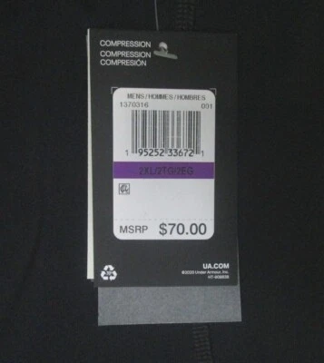 Under Armour Men's SmartForm Shorts RUSH Compression - Sz S, L, 2XL 1370316 001 - Image 1 of 4