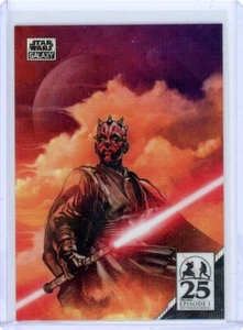 2024 Topps Star Wars Galaxy A Sith’s Dark Vision Wave 45/99 Maul - Picture 1 of 2