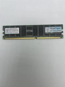 Super Talent 1GB DDR400 2BANK 64Mx8 ECC REG RAM - Picture 1 of 1
