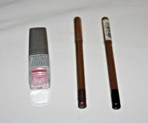 WET N WILD MEGA COLORS LIPSTICK #912B + 2x JORDANA EYELINER LOT OF 3 NEW - Picture 1 of 2