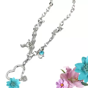 Heart Necklace Stainless Steel Pendant Necklace - Picture 1 of 1