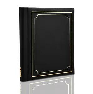 Large Self Adhesive Photo Albums Spiral Bound 20 Sheets 40 Sides Black - SM40BK - Picture 1 of 9