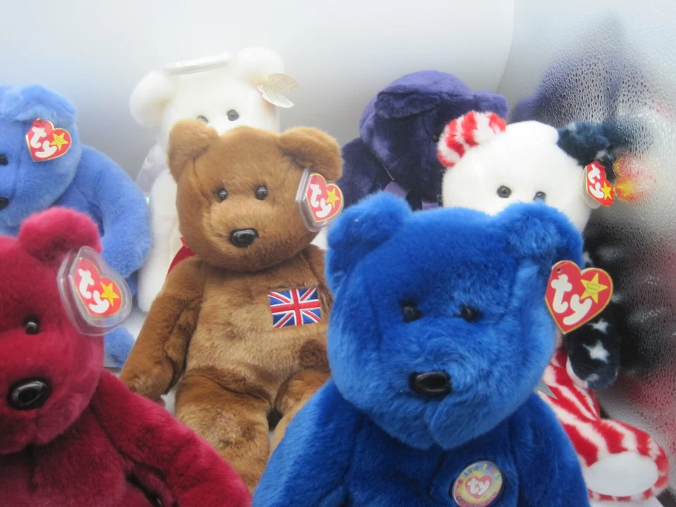 TY BEANIE BUDDIES COLLECTION - TEDDIES - Approx 35cm - 8 Pieces - Collection - Image 1 of 4