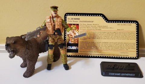 GI Joe Leatherneck v8 / Urzor 2011 JoeCon Mission Brazil 25th Anniversary READ** Cover