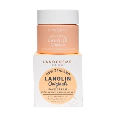 Lanocreme Lanolin Originals Face Cream With Manuka Honey 100g NEW ZEALAND Made - Image 1 of 4