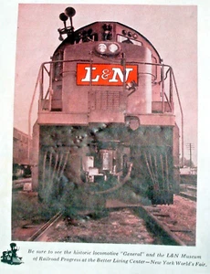 Louisville & Nashville Railroad L&N Pouring on Power Vtg 1964 Print Ad 5 x 11" - Picture 1 of 4