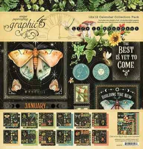 Graphic 45 LIFE IS ABUNDANT Calendar Collection Paper Pack 12x12" #4502776 - Picture 1 of 1