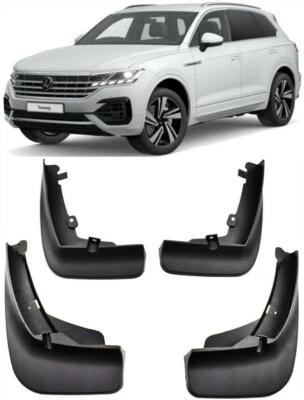 Genuine Full Set Splash Guards Mud Flaps For VW 2019-2024 Touareg R-line R Line - Image 1 of 4