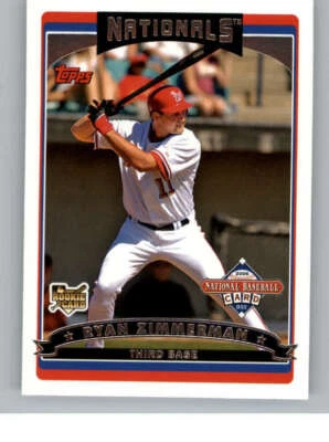 2006 Topps National Baseball Card Day Inserts #T3 Ryan Zimmerman (ref 144872) - Image 1 of 2