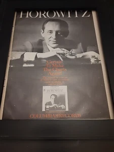 Vladimir Horowitz The Sound Of Horowitz Rare Original Promo Poster Ad Framed! - Picture 1 of 1