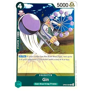 One Piece Card pillars of strength Eng Op03-024 gin R rare - Photo 1 sur 1
