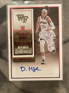 DEARICA HAMBY 2015 Panini Contenders Draft Picks Auto RC #184 WAKE FORREST