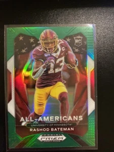 2021 Panini Prizm Draft Picks Prizms Green #196 Rashod Bateman AA Ravens - Bild 1 von 2