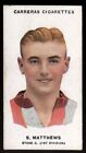 Tobacco Card, Carreras, FOOTBALLERS, 1934,Stanley Matthews,Stoke City,Rookie,#69