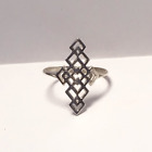 Sterling Silver Statement Ring, Size 8, NEW, Handmade