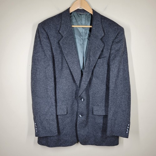 Blazer Christian Dior Monsieur grigio capelli di cammello a due bottoni 44R LEGGERE