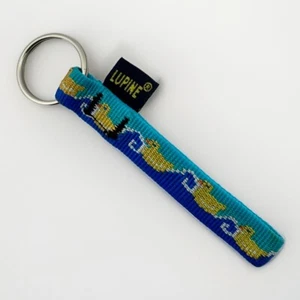 Lupine Keychain Ducks Rubber Duckies 3 inches Long .5 in thick - Picture 1 of 4