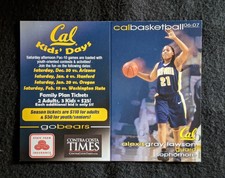 2006-07 Cal Bears Women Basketball Schedule - Alexis Gray-Lawson