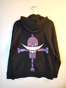 Anime One Piece Black White Beard piraten Herren Hoodie Schwarz M B-Ware - Bild 1 von 5