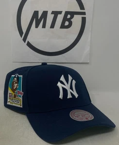 MITCHELL & AND NESS NEW YORK YANKEES MICKEY MANTLE TOPPS CHASE DRUCKKNOPFLASCHE MÜTZE MARINEBLAU - Bild 1 von 6