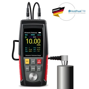 Ultraschall Dickenmessgerät 1-300mm Hohe Genauigkeit für Metallstahl Glas PVC - Bild 1 von 8