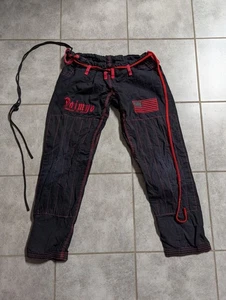 Pantalones de Jiu Jitsu Brasileño Daimyo RARO Pantalones de Artes Marciales Talla A0 Adultos Hombres - Imagen 1 de 5