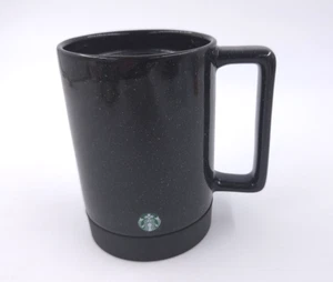 Starbucks Mug 2022 Black Speckle Ceramic Travel Rubber Bottom 14oz No Lid - Bild 1 von 4