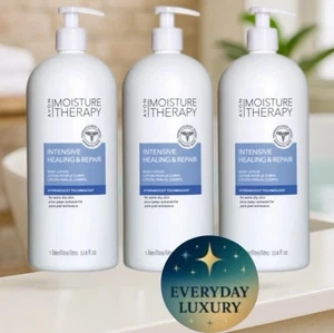 Three Avon Moisture Therapy Intensive Healing & Repair Body Lotion 33.8oz Eczema - Picture 1 of 5