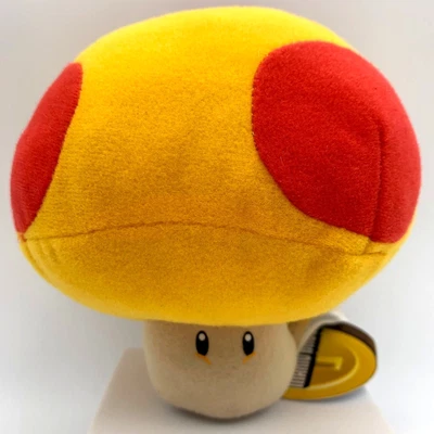 New Super Mario Bros. *RARE* 6" Mega Mushroom Plush 2008 Corgi Classics Nintendo - Image 1 of 4