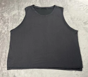 Lululemon Shirt Women’s 16 Black Train to Be Tank Perforated Top - Picture 1 of 6