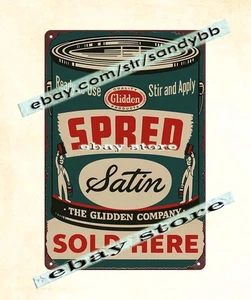 Insegna latta officina arredamento industriale pittura glicata anni 50 - Foto 1 di 4