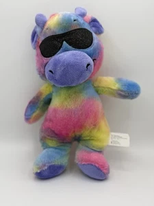 KellyToy 13" Vaca Gafas de Sol Multicolor Peluche Animal Juguete Muñeca de Juego - Imagen 1 de 4