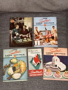 4 Vintage Sealtest Food Advisers (3 1939, 1 1948) & 1 cottage Cheese Recipe Book - Imagen 1 de 8