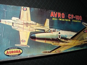 1960 ~ Aurora ~ AVRO CANADA CF-100 "CANUCK" All Weather Fighter ~ FIRST ISSUE - Picture 1 of 8