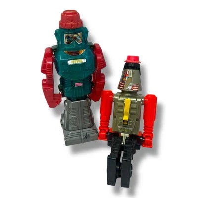 De colección 1984 GoBots RoGun Robot Tapa Pistola Transformador Lote De 2 Foto 1 de 4