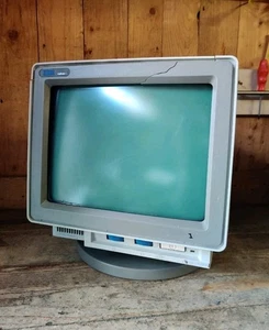 Computer terminale vintage IBM Info Window II - Terminale Retrogame Vintage PC - Foto 1 di 7