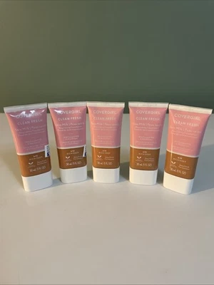 5 Pack CoverGirl Clean Fresh Nourishing Foundation, Rich/Deep 610, 1 fl oz - Image 1 of 3