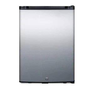 16 in. 1.1 cu. ft. Mini Fridge without Freezer in Stainless Steel - Picture 1 of 4
