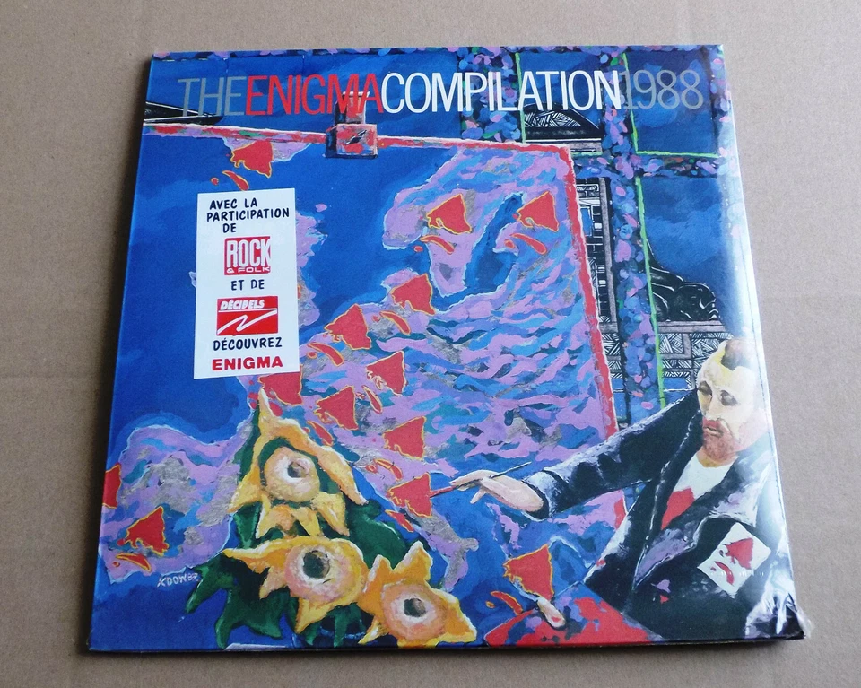 V/A - The ENIGMA COMPILATION 1988 - HOLLAND Orig LP + CATALOG - STILL SEALED - Photo 1/2