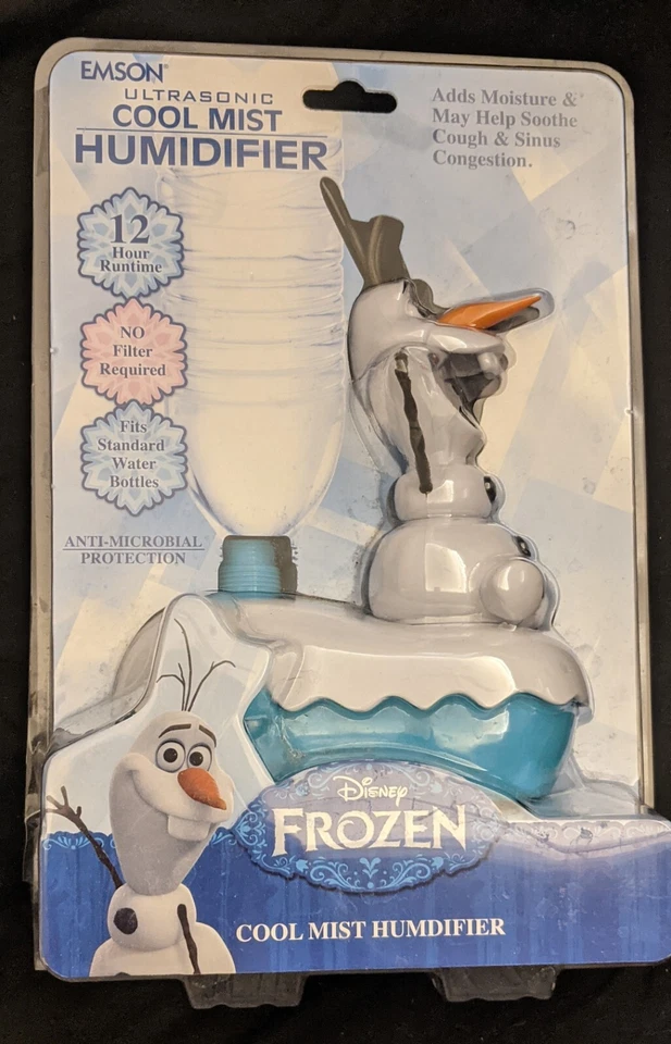Nuevo Cool Mist Pequeño Humidificador Frozen Olaf Muñeco de Nieve Disney Foto 1 de 1