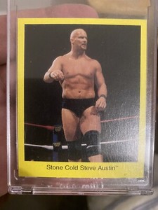 1997 Cardinal WWF Trivia Series Stone Cold Steve Austin WWE Nice Card Ungraded