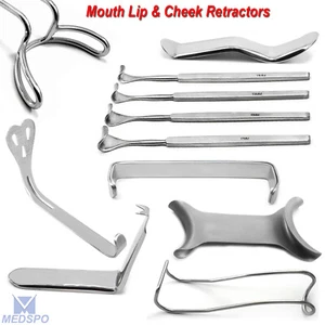 Dental Orthodontic Oral Mouth Opener Cheek Lip Retractors Surgical Instruments - Picture 1 of 9