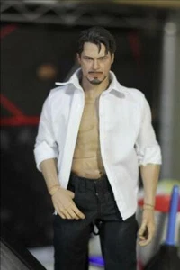 1/6 scale WHITE Shirt for 12" Male Action Figure Doll Accessories hot toys - Picture 1 of 3