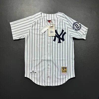 Camiseta deportiva 100 % auténtica Ichiro Suzuki Mitchell Ness 2014 de los Yankees de Nueva York talla 56 3XL Foto 1 de 4